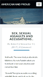 Mobile Screenshot of americanandproud.net